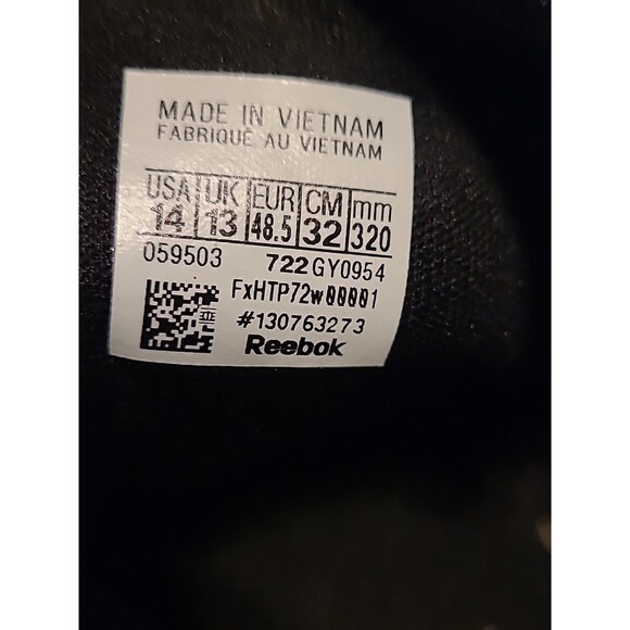 Reebok Classic Leather Men's Shoes Sneaker Size 14 Black/Gum Bottom GY0954 - Picture 10 of 10